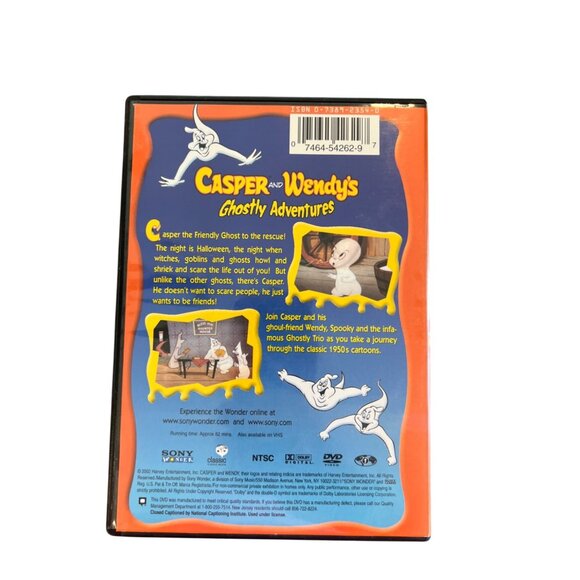 Casper & Wendy's Ghostly Adventures Family Movie DVD Pre-Owned - Picture 4 of 4